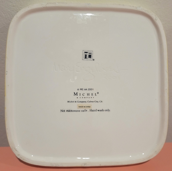 Mary Engelbreit Covered Cheese Dish - Picture 3 of 3